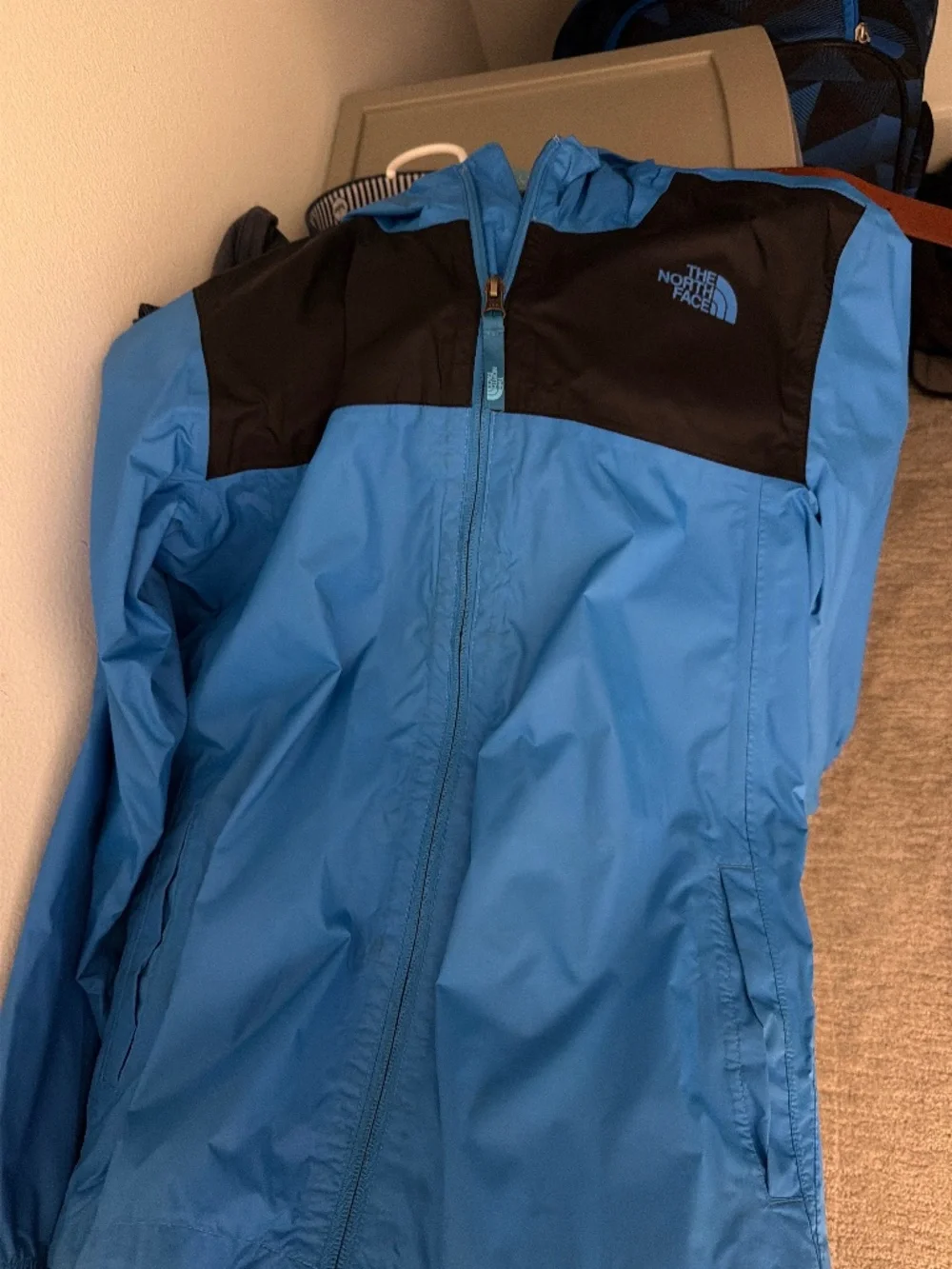 North face rain coat